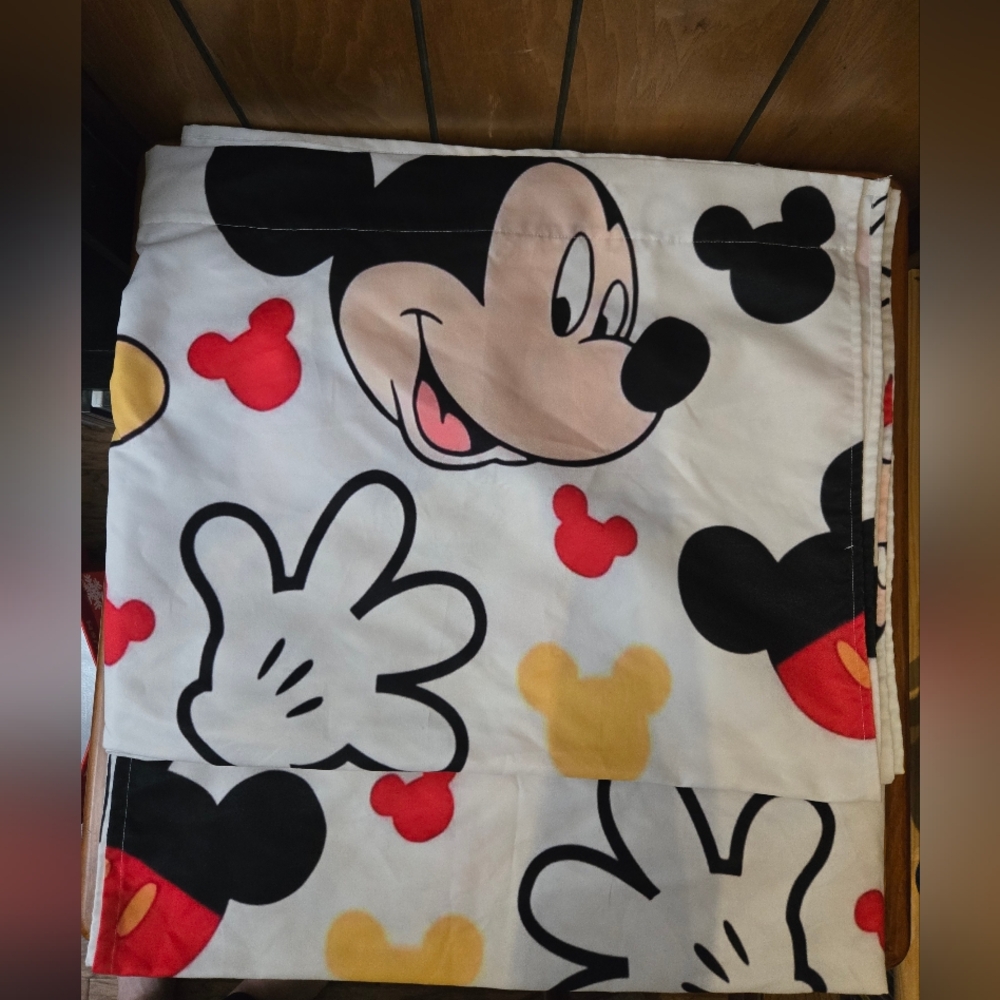 Mickey Mouse Themed Window Curtains